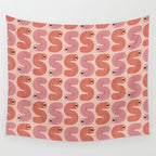 Happy Worm Happy Life Wall Tapestry Gallery Image 4