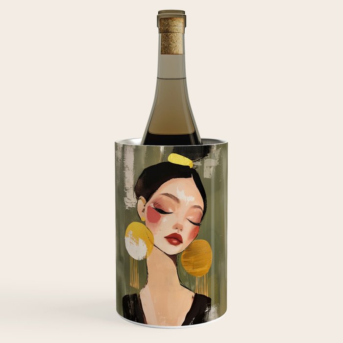 Golden Silence Modern Muse Wine Chiller Gallery Image 1