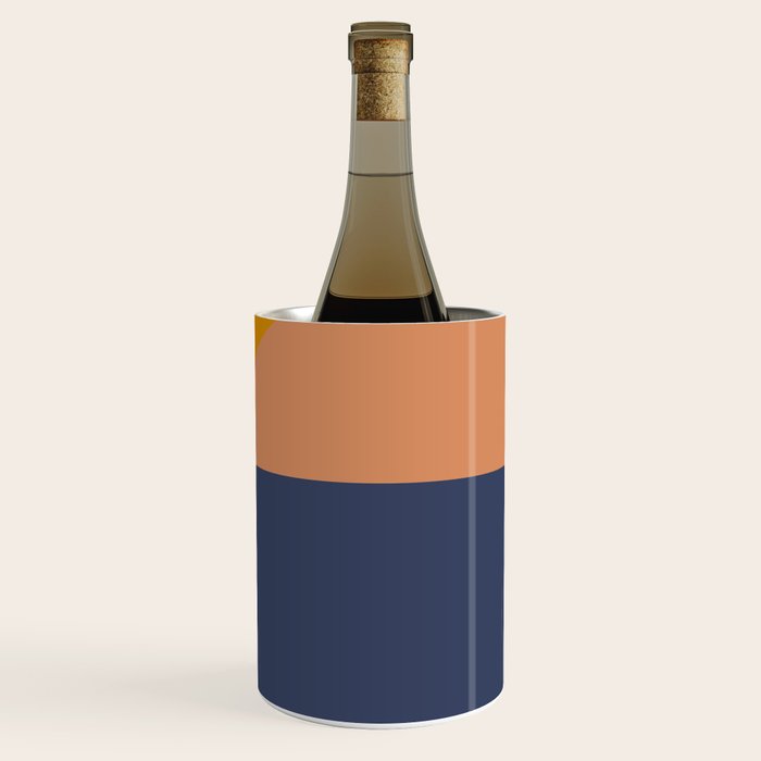 Mid Mod Color Block Wine Chiller Gallery Image 2