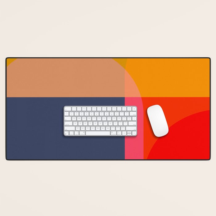 Mid Mod Color Block Desk Mat Gallery Image 1