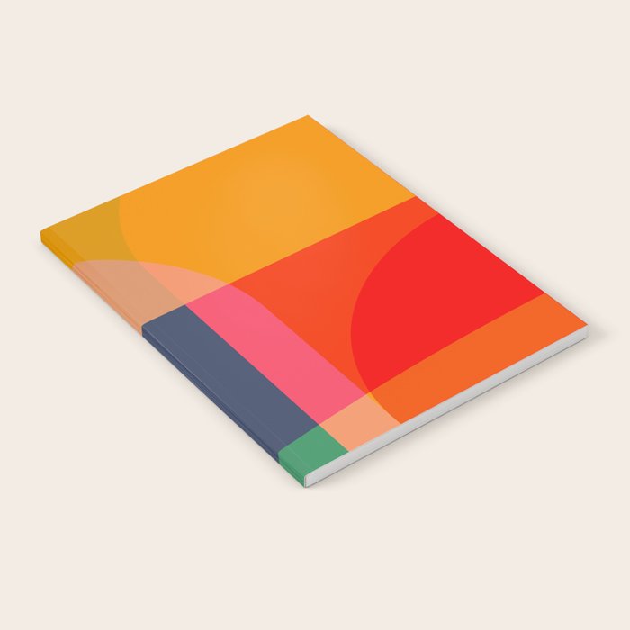 Mid Mod Color Block Notebook Gallery Image 1
