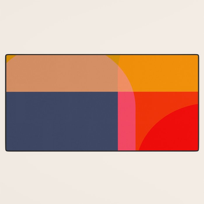 Mid Mod Color Block Desk Mat Gallery Image 3
