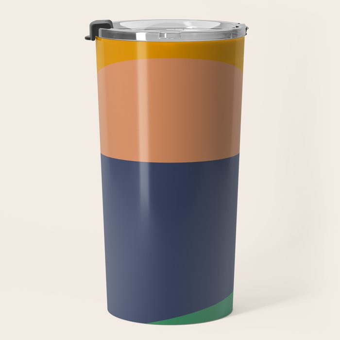 Mid Mod Color Block Travel Mug Gallery Image 3