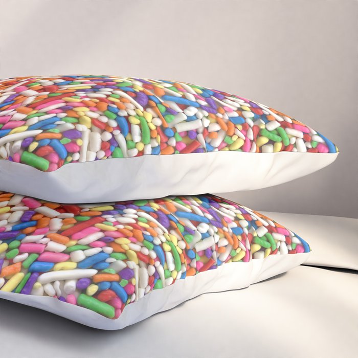 Rainbow Sprinkles Pillow Sham Gallery Image 3