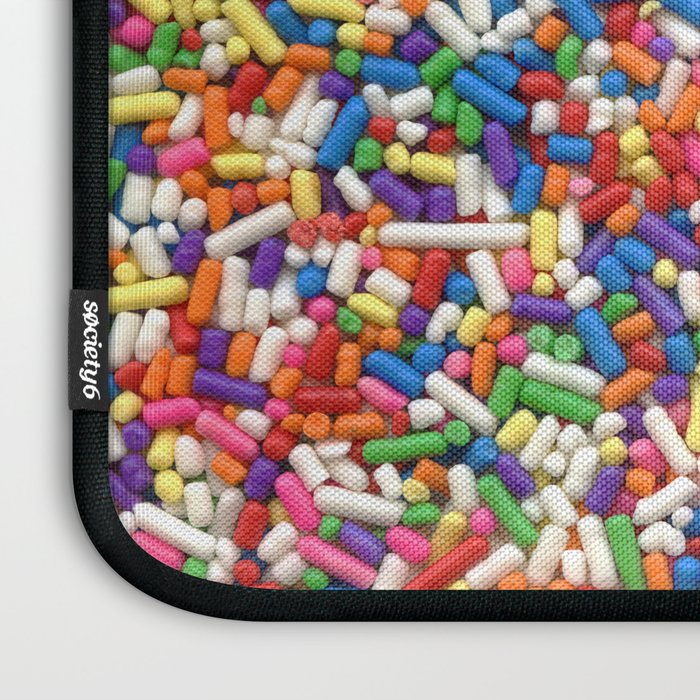 Rainbow Sprinkles Laptop Sleeve Gallery Image 3