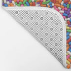 Rainbow Sprinkles Bath Mat Gallery Image 2