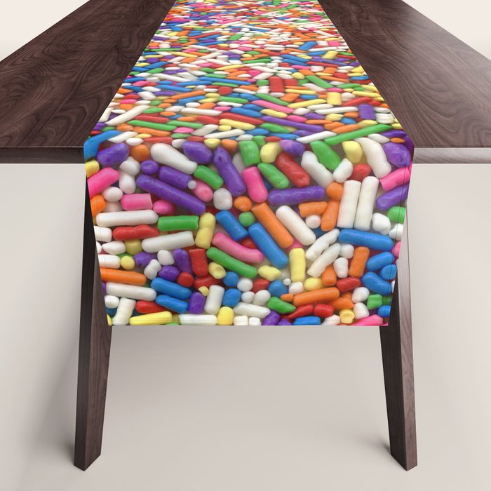 Rainbow Sprinkles Table Runner Gallery Image 1