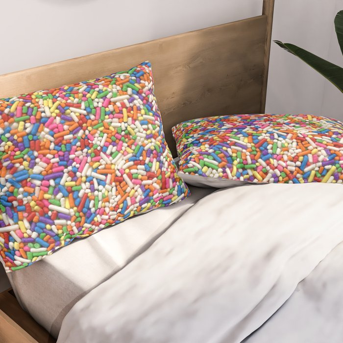 Rainbow Sprinkles Pillow Sham Gallery Image 2