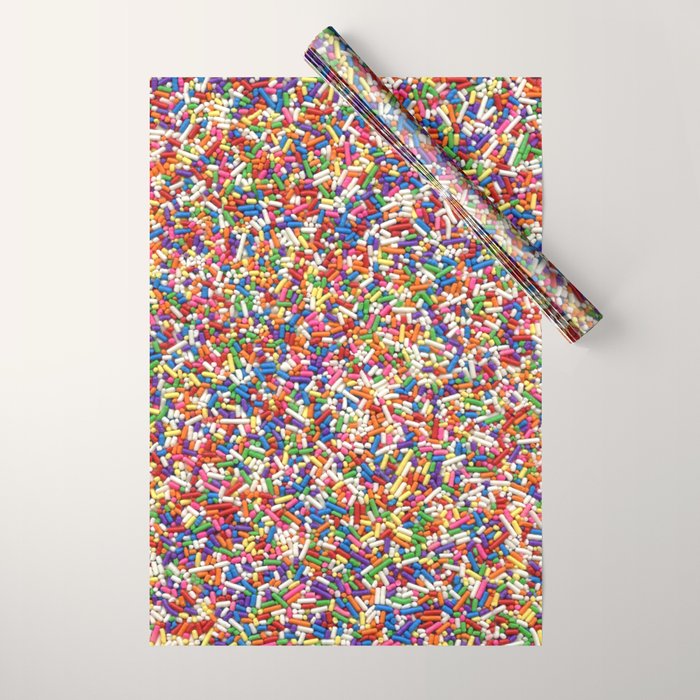Rainbow Sprinkles Wrapping Paper Gallery Image 1