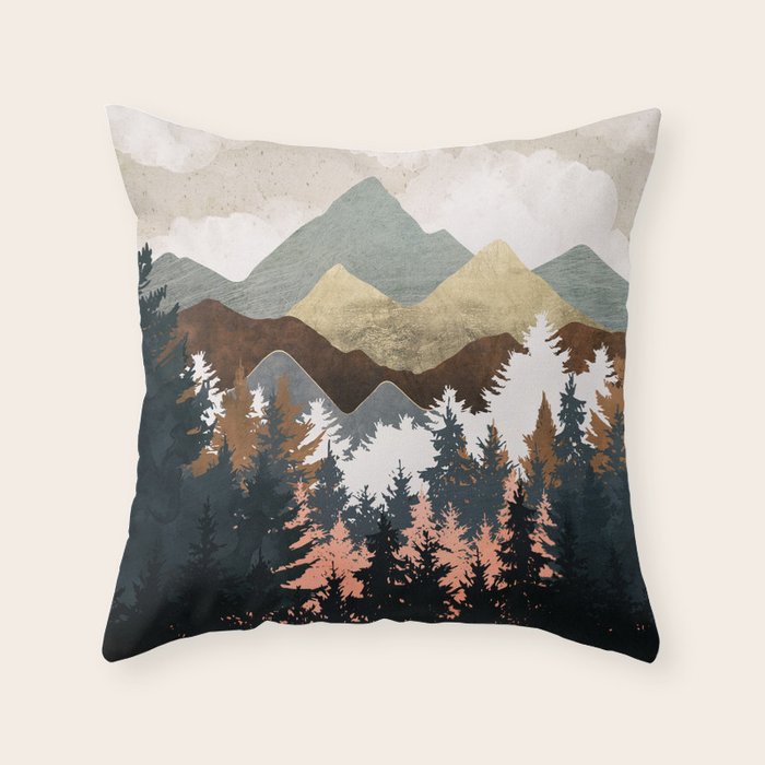 Forest View Throw Pillow Gallery Image 6