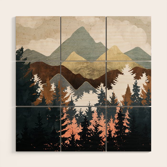Forest View Wood Wall Art Gallery Image 1