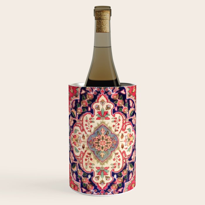 Tabriz Antique Persian Rug Print Wine Chiller Gallery Image 1