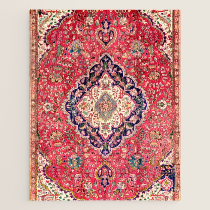 Tabriz Antique Persian Rug Print Jigsaw Puzzle Gallery Image 1