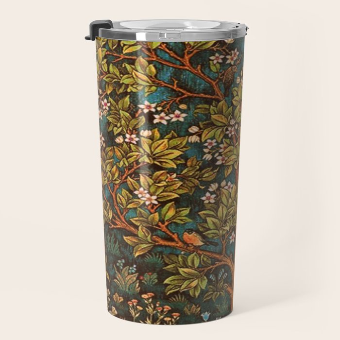 William Morris Tree Of Life, Morris floral,No, 2. Travel Mug Gallery Image 3