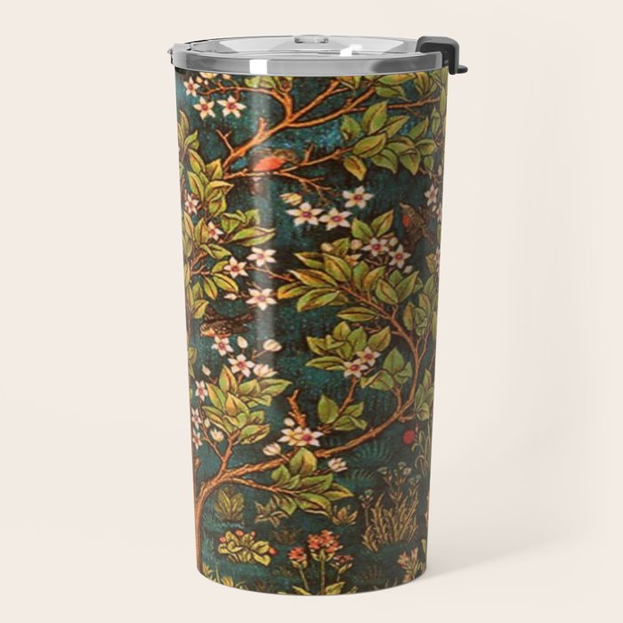 William Morris Tree Of Life, Morris floral,No, 2. Travel Mug Gallery Image 2