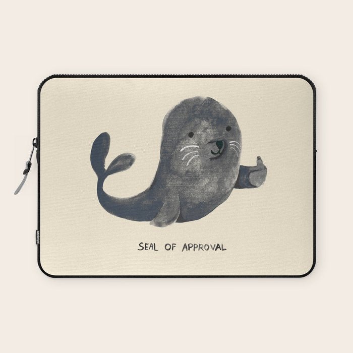 Seal Of Approval Laptop Sleeve Gallery Image 1