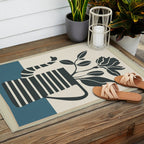 Teapot Garden 1 Outdoor Rug Gallery Image 2
