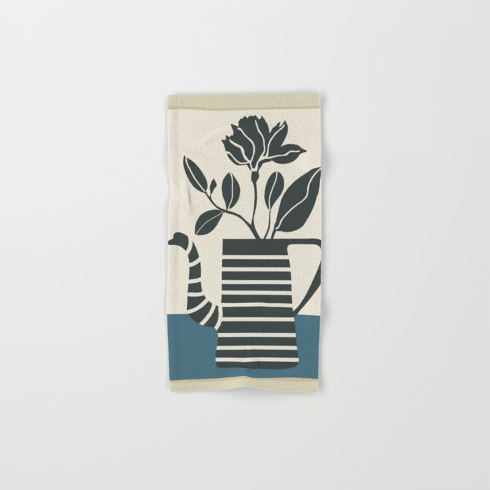 Teapot Garden 1 Bath Towel Gallery Image 1