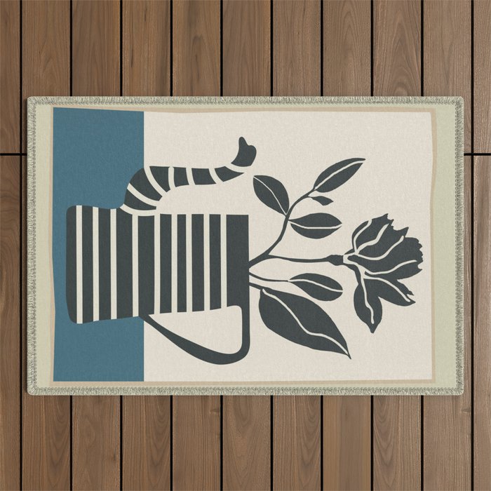 Teapot Garden 1 Outdoor Rug Gallery Image 1