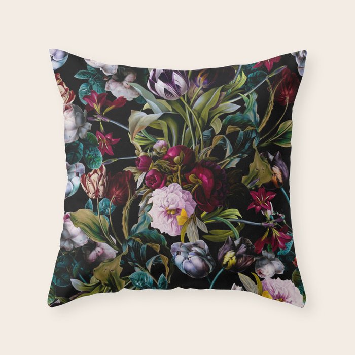 Night Forest X Throw Pillow Gallery Image 6