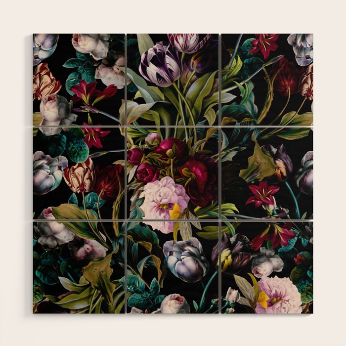 Night Forest X Wood Wall Art Gallery Image 1