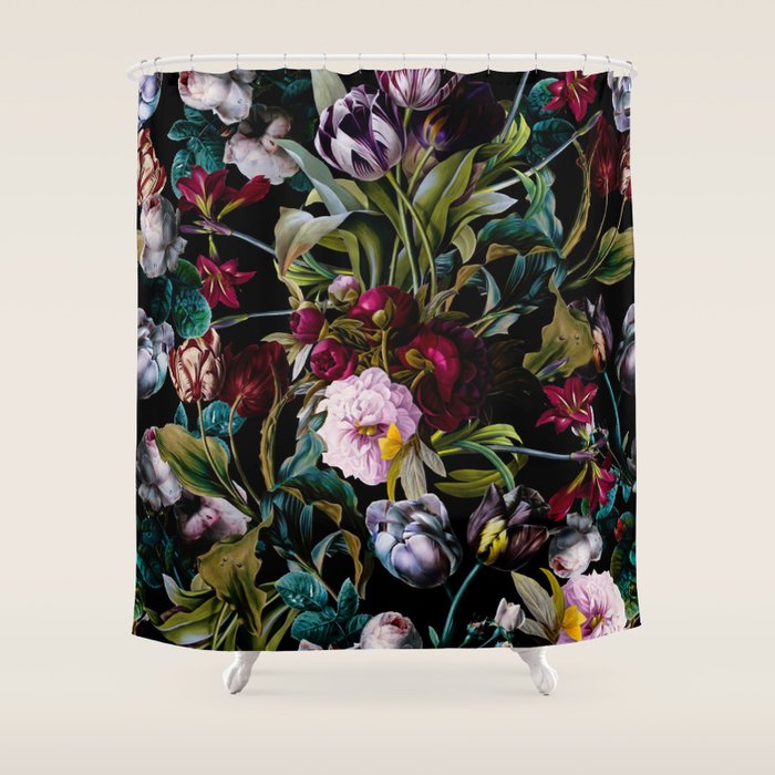 Night Forest X Shower Curtain Gallery Image 1