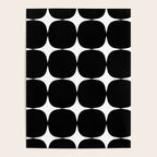 Retro '50s Shapes in Black and White Poster Gallery Image 4