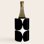 Retro '50s Shapes in Black and White Wine Chiller Gallery Image 3