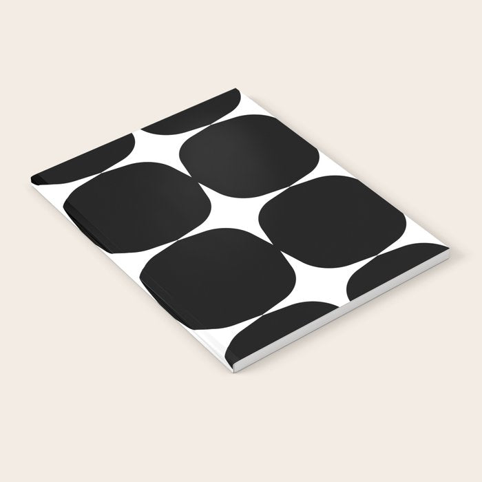 Retro '50s Shapes in Black and White Notebook Gallery Image 1