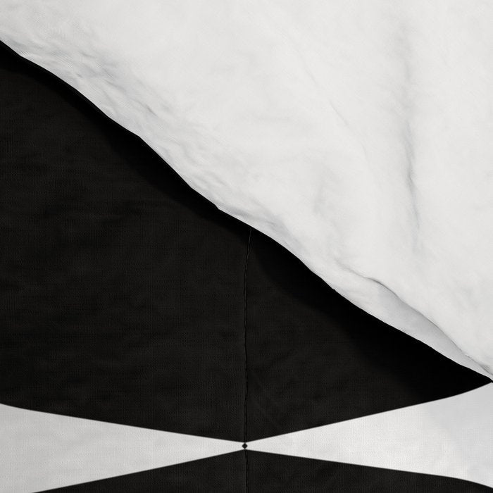 Retro '50s Shapes in Black and White Comforter Gallery Image 4