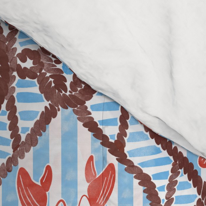 Coastal Lobster Elegance Comforter Gallery Image 4