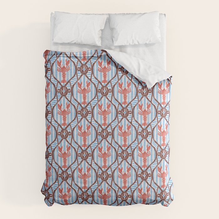 Coastal Lobster Elegance Comforter Gallery Image 6