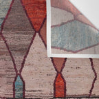 Earthy Berber Geometry Wall Tapestry Gallery Image 3