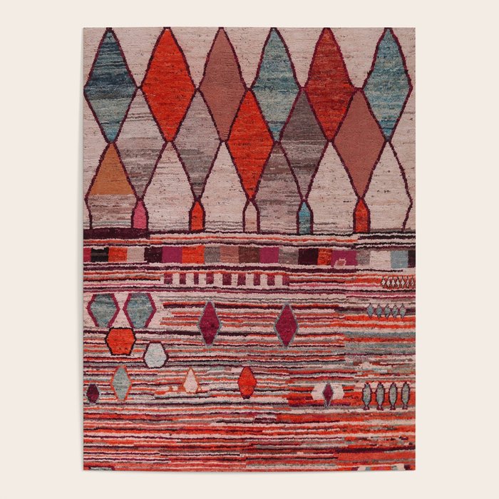 Earthy Berber Geometry Poster Gallery Image 1