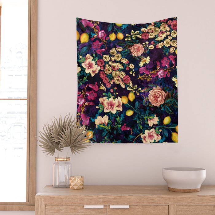 NIGHT FOREST XXII Wall Tapestry Gallery Image 2