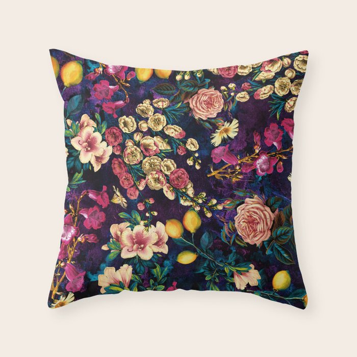 NIGHT FOREST XXII Throw Pillow Gallery Image 1