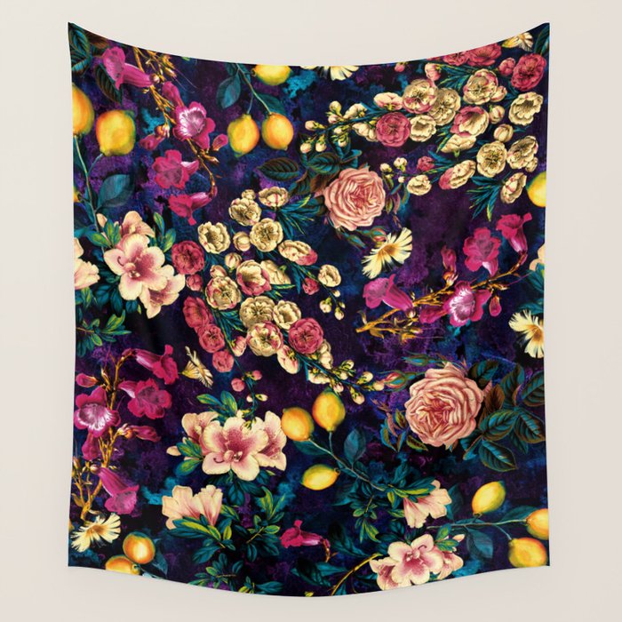 NIGHT FOREST XXII Wall Tapestry Gallery Image 4