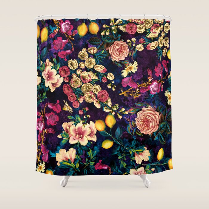 NIGHT FOREST XXII Shower Curtain Gallery Image 1
