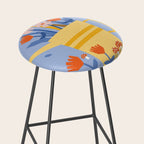 Watering can and flowers Stool Gallery Image 2