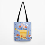 Watering can and flowers Tote Bag Gallery Image 2