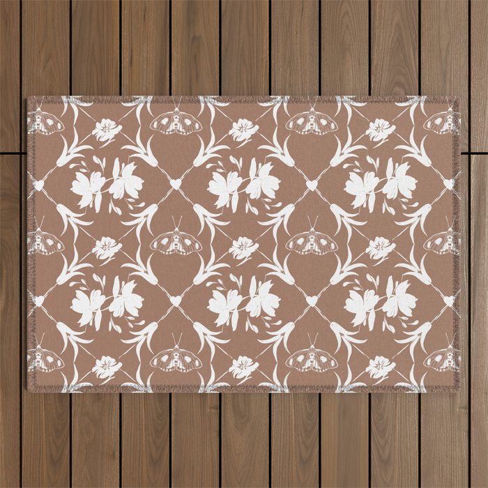 Bohemian Moth Haven  Outdoor Rug Gallery Image 1