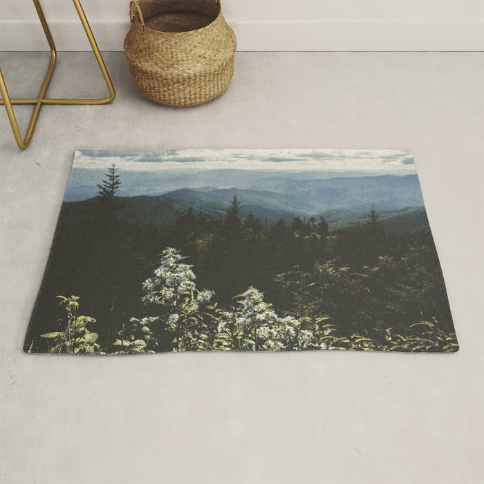 Smoky Mountains - Nature Photography Rug Gallery Image 1