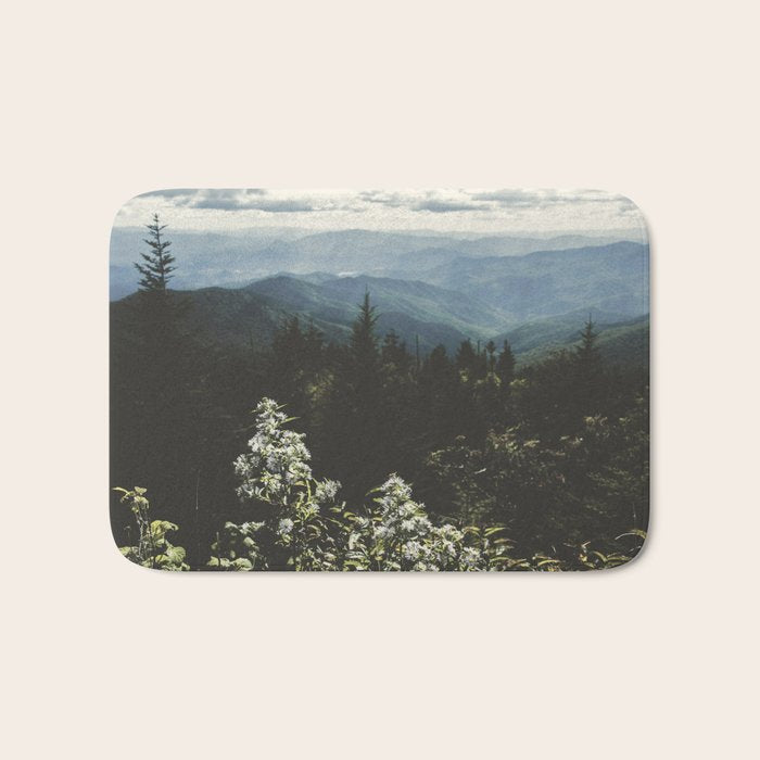 Smoky Mountains - Nature Photography Bath Mat Gallery Image 1