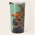 Snake and Butterflies 2 Travel Mug Gallery Image 3