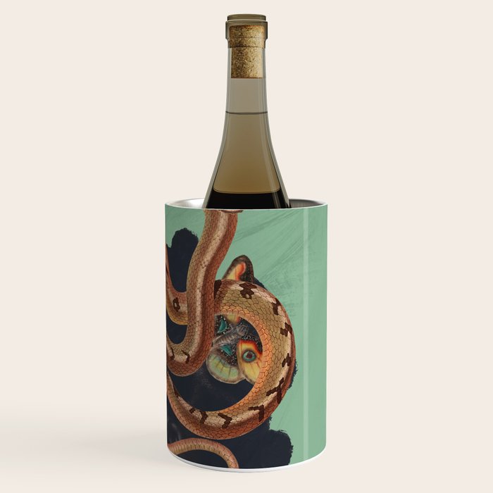 Snake and Butterflies 2 Wine Chiller Gallery Image 3