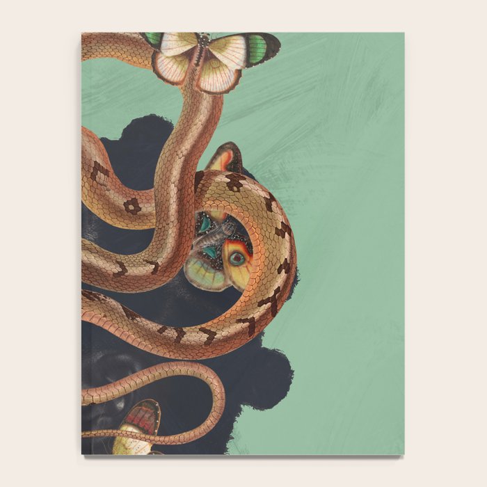 Snake and Butterflies 2 Notebook Gallery Image 4
