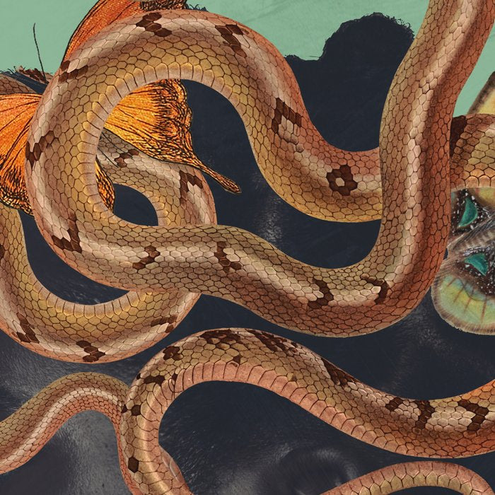 Snake and Butterflies 2 Coffee Mug Gallery Image 2