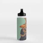 Snake and Butterflies 2 Water Bottle Gallery Image 3