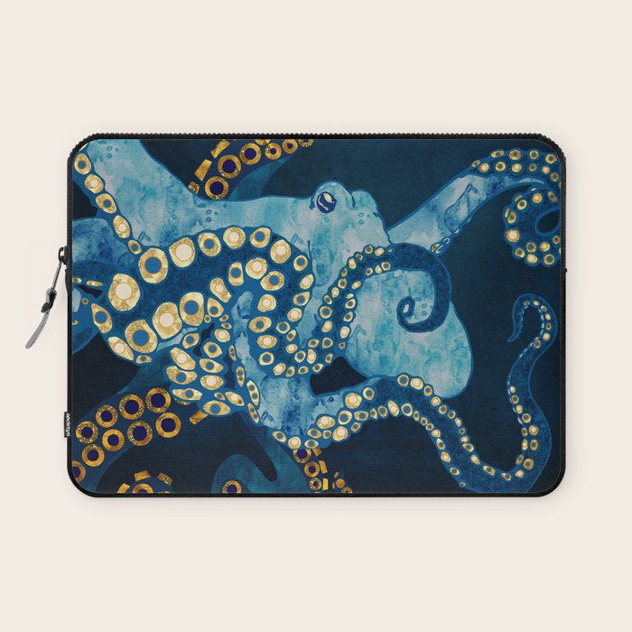 Metallic Octopus VII Laptop Sleeve Gallery Image 1