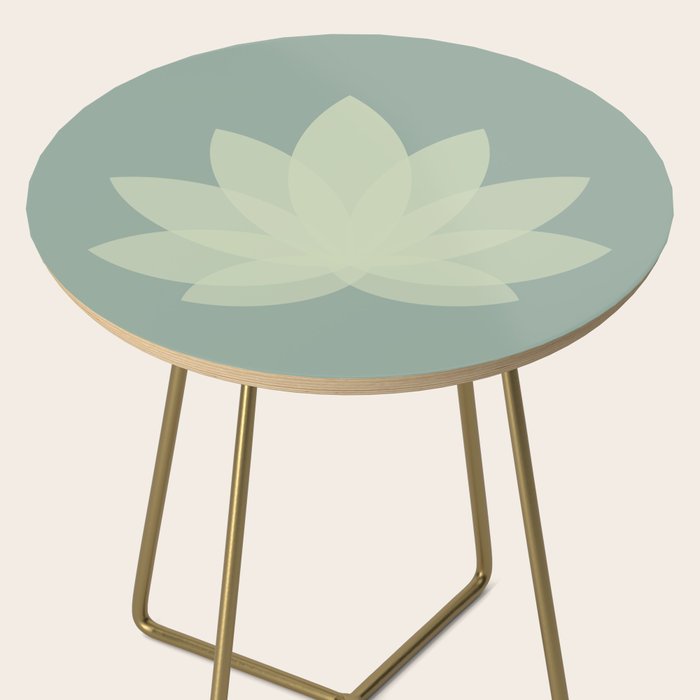 Lotus Flower Minimalism XIV Side Table Gallery Image 2
